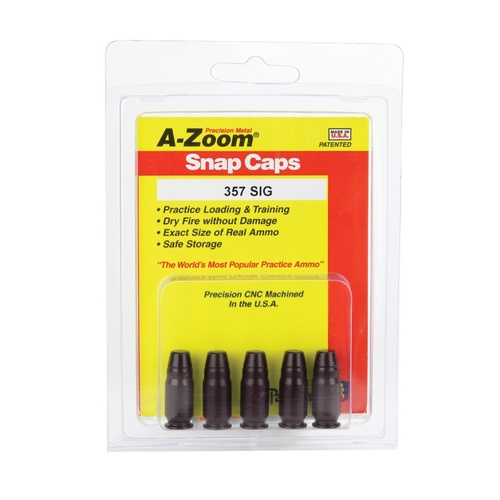 Pachmayr A-Zoom Metal Snap Caps 357 Sig 5 Pack 15159