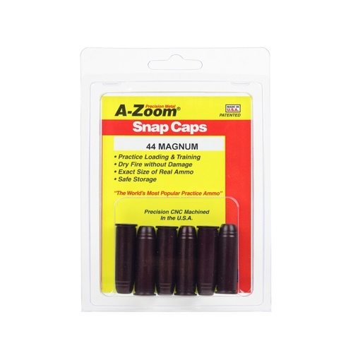 Pachmayr A-Zoom Metal Snap Caps 44 Magnum 6 Pack 16120