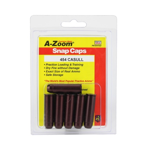 Pachmayr A-Zoom Metal Snap Caps 454 Casull 6 Pack 16126