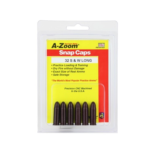 Pachmayr A-Zoom Metal Snap Caps 32 Smith & Wesson Long 6 Pack 16135