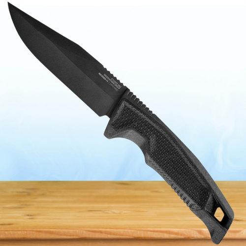 SOG Recondo FX Black Straight Edge Fixed Blade Knife - 17-22-01-57