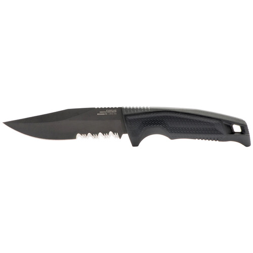 SOG Recondo FX Black Partially Serrated Fixed Blade Knife - 17-22-02-57