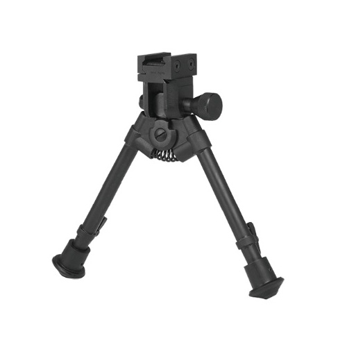 Versa-Pod Model 252 Steel Heavyweight Picatinny Rail 9-12" Bipod Rubber Feet - 180-252