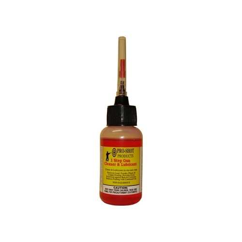 Pro-Shot 1-step Cleaner & Lubricant - 1 oz Solvent/Lube in Needle Oiler - 1STEP-1-NEEDLE