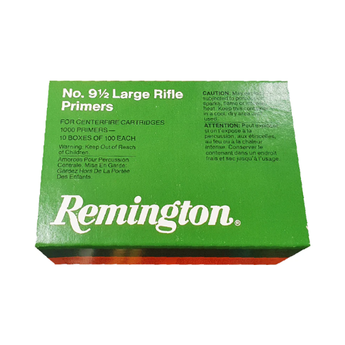 Remington No. 9 1/2 Large Rifle Primers - 1000 Pack - 22608-1000