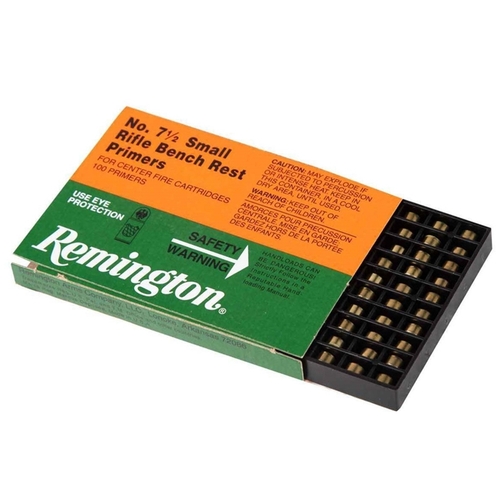 Remington No. 7 1/2 Small Rifle Bench Rest Primers - 100 Pack - 22628