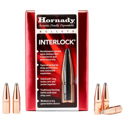 Hornady InterLock SP Projectiles 30 Cal .308 180 gr 100 Pack - 3070