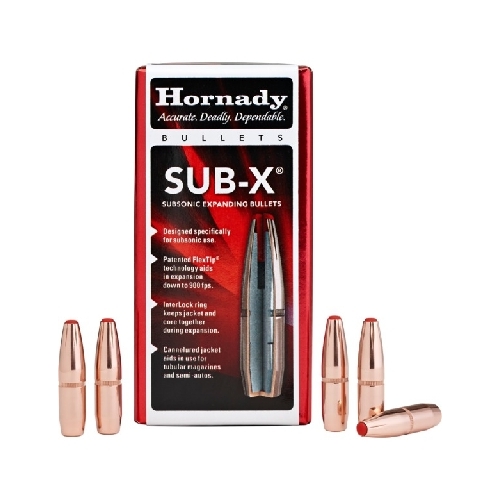 Hornady .308 30 cal 175 grain Sub-X Subsonic Bullets 100 pack - 30718
