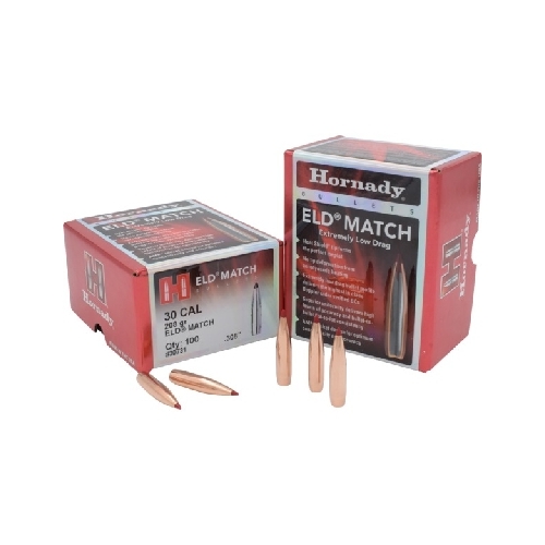 Hornady .308 30 cal 208 grain ELD Match Bullets 100 pack - 30731