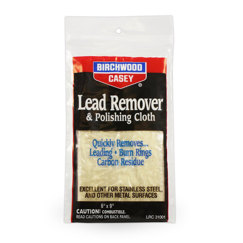 Birchwood Casey Lead Remover & Polishing Cloth 6" x 9" - 31002