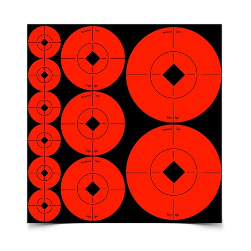 Birchwood Casey Target Spots Self Adhesive Assorted 1"x 60+2"x 30+3"x20 33928