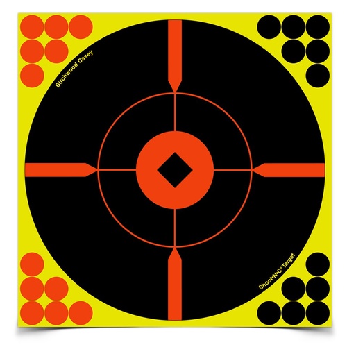 Birchwood Casey Shoot•N•C® 8" Bull's-eye "BMW" Target 6 Sheet Pack- 34806