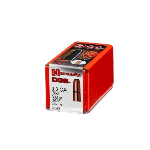 Hornady .366 9.3mm cal 300 grain DGS Bullets 50 pack - 3565