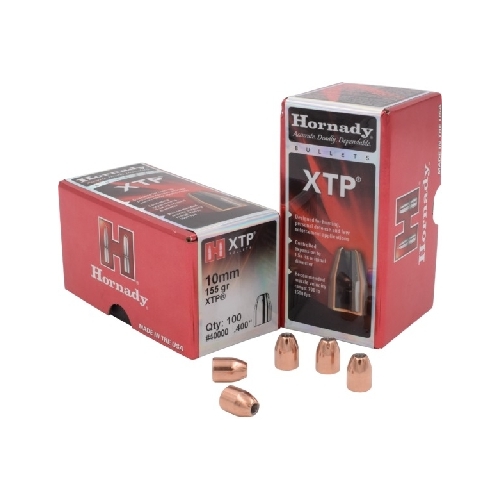 Hornady .400 10mm cal 155 grain HP/XTP Bullets 100 pack - 40000