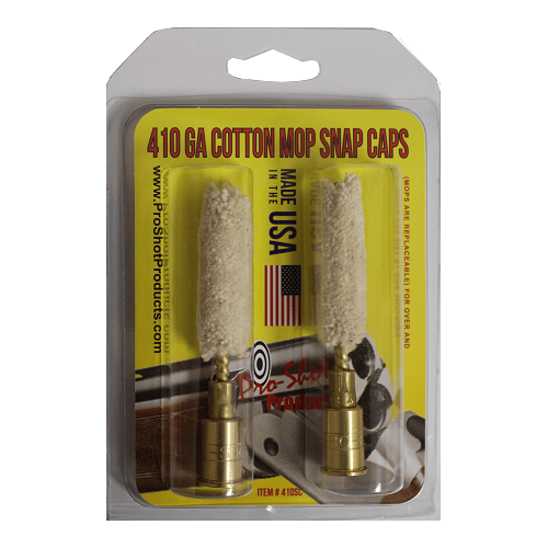 Pro-Shot 410 ga Wool Mop Brass Snap Cap Combo - 410SC