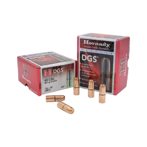 Hornady .458 45 cal 480 grain DGS Bullets 50 pack - 45033