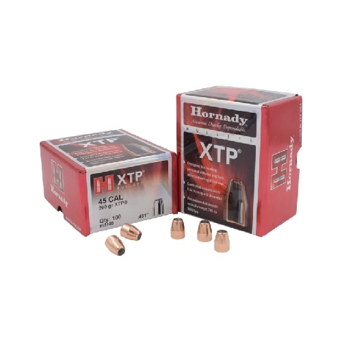 Hornady .451 45 cal 200 grain HP/XTP Bullets 100 pack - 45140