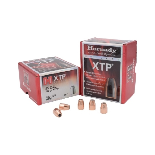 Hornady .451 45 cal 230 grain HP/XTP Bullets 100 pack - 45160