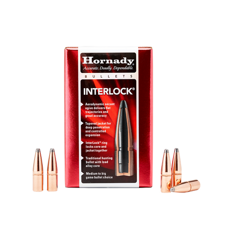 Hornady .452 45 cal 245 grain SP Interlock Bullets 50 pack – for 450 Bushmaster - 45204