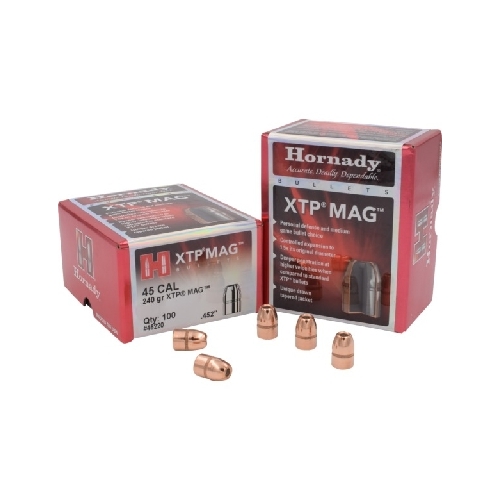 Hornady .452 45 cal 240 grain XTP/MAG Bullets 100 pack - 45220
