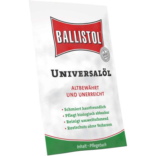 Ballistol Universal Oil Field Wipe - Single Wipe 60019