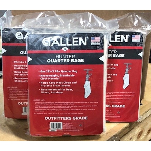 Allen Deluxe Big Game Hunter Quarter Bags 12" x 48" , 4 Pack - 6020