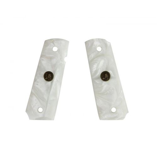Pachmayr 1911 Custom Series White Pearl Pistol Grip - 62001
