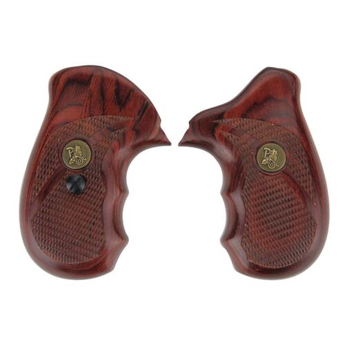 Pacmayr Renegrade Wood Laminate Revolver Grip for S&W J Frame Rosewood Checkered - 63000