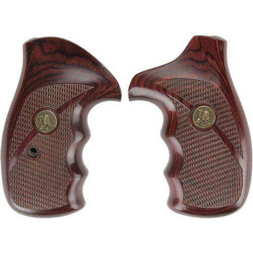 Pachmayr Renegade Deluxe Grip Checkered Rosewood Laminate For S&W K/L Frame 63020