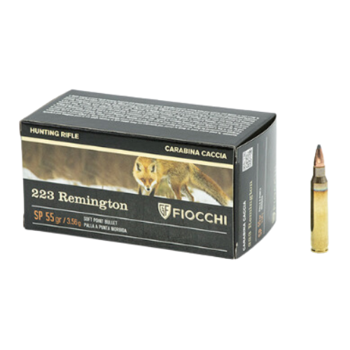 Fiocchi 223 Remington 55gr Soft Point - 50 Rounds - 70563200