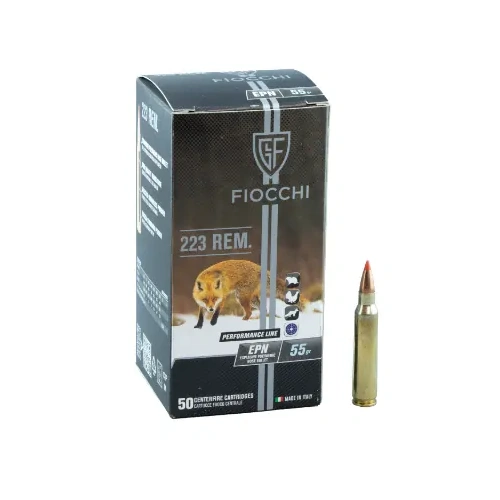 Fiocchi 223 Remington 55gr VMAX Polymer Tip - 50 Rounds - 70563500