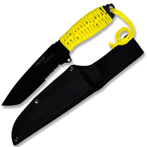 Fury Outback Yellow Cord Knife - 74428