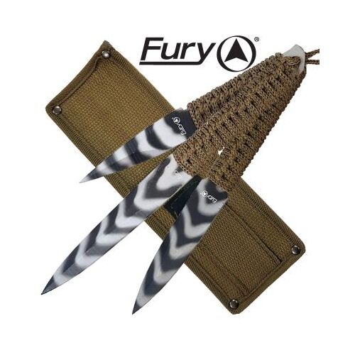 Fury Sea Camouflage Throwing Knife Set 75583