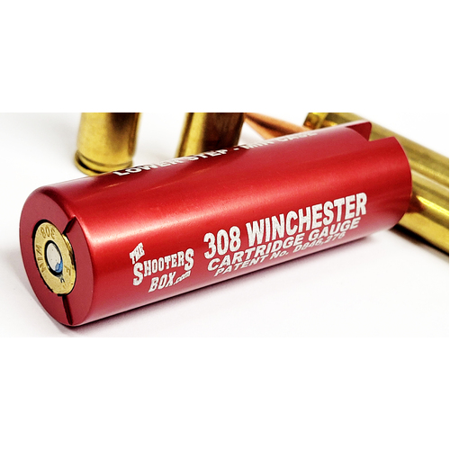 The Shooters Box .308 Win Case & Cartridge Gauge - All New Patented Tri-Step Face Design