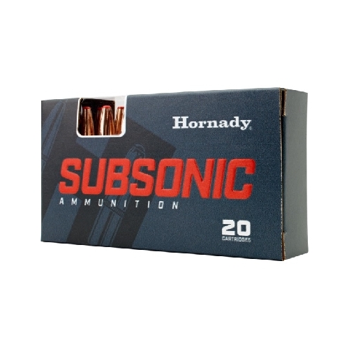 Hornady 7.62x39 255 grain Sub-X Subsonic Ammo 20 pack - 80787