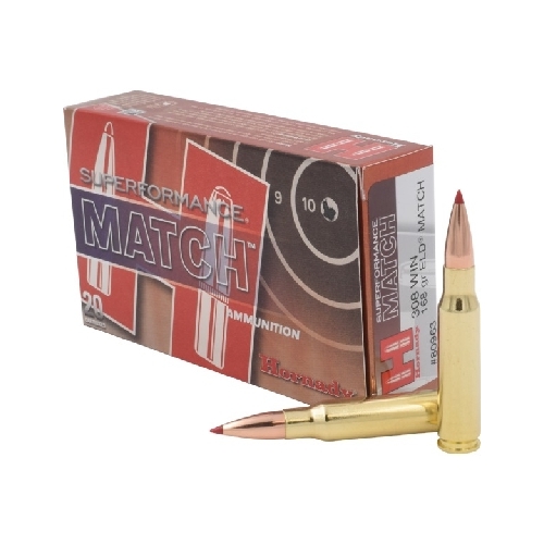 Hornady 308 Win 168 grain ELD-M Superformance Match Ammo 20 rd - 80963