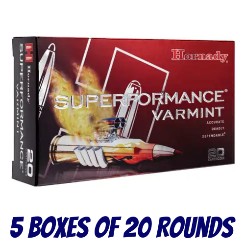 Hornady 308 Win 165gr SST Superformance Ammo - 5 Boxes Of 20 Rounds - 80983-100PK