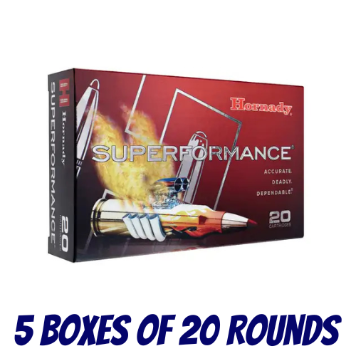 Hornady 30-06 Springfield 180gr SST Superformance - 5 Boxes Of 20 Rounds - 81183-100PK