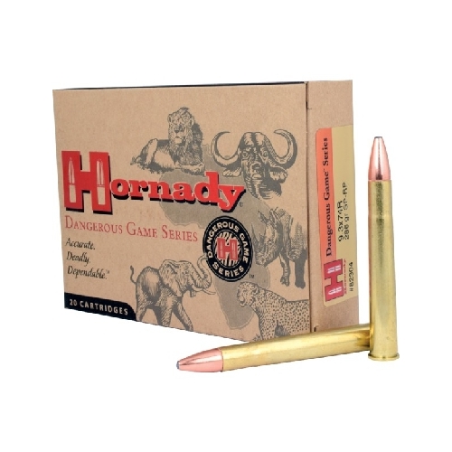 Hornady 9.3x74R 286 grain SP/RP Dangerous Game Ammo 20 rd - 82304