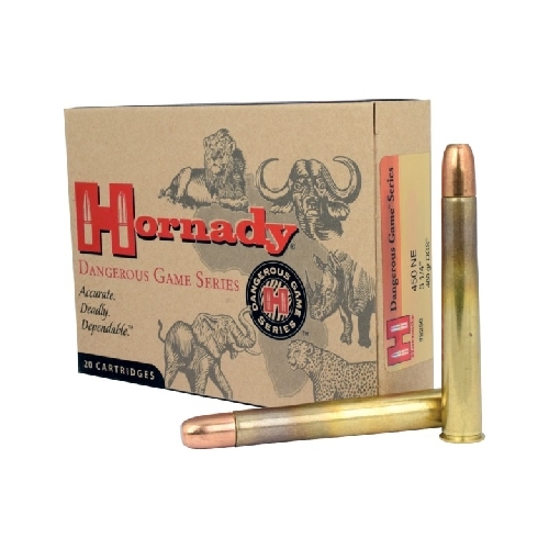 Hornady 450 Nitro Express 3¼" 480 grain DGS Dangerous Game Ammo 20 rd - 8256