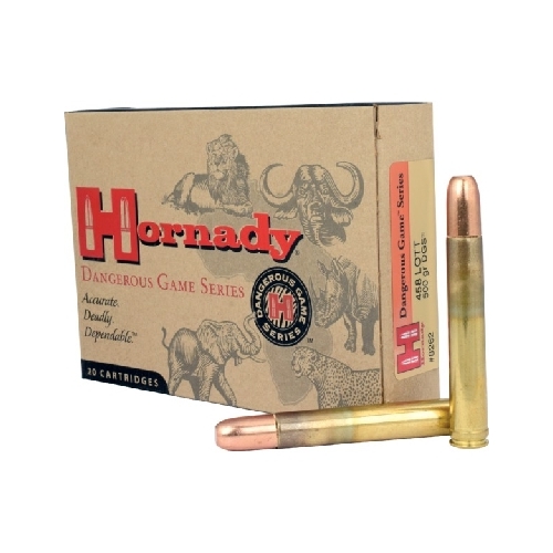 Hornady 458 Lott 500 grain DGS Dangerous Game Ammo 20 rd - 8262