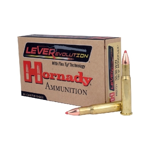 Hornady 30-30 Winchester 140 grain Monoflex Leverevolution Ammo 20 rd - 82731