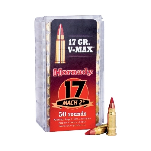 Hornady 17 Mach 2 17 grain V-max Varmint Express Ammo 50 rd - 83177