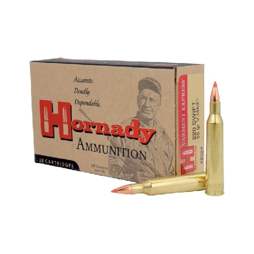 Hornady 220 Swift 55 grain V-Max Varmint Express Ammo 20 rd - 8324