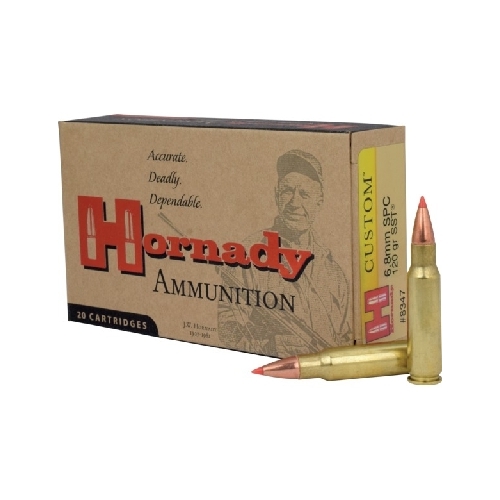 Hornady 6.8mm Rem SPC 120 grain SST Ammo 20 rd - 8347