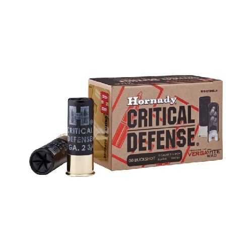 Hornady 12 gauge 00 Buckshot Critical Defence Ammo 10 rd - 86240