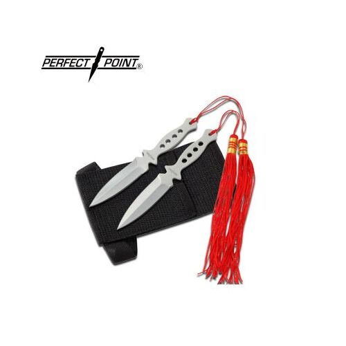 Perfect Point Tassels of Terror Throwing Knife 2PC Set