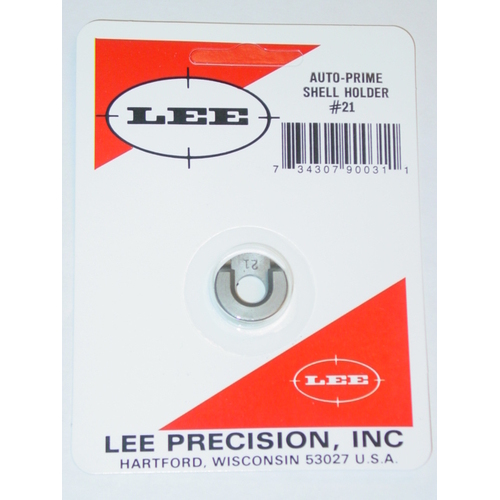 Lee Auto Prime Hand Priming Tool Shellholder #21 (25 Remington, 6.8mm Remington SPC, 30 Remington) 90031