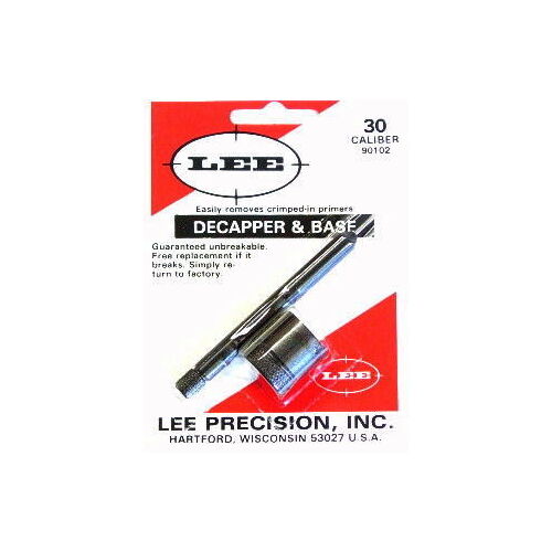 Lee Decapper & Base 30 Caliber 90102