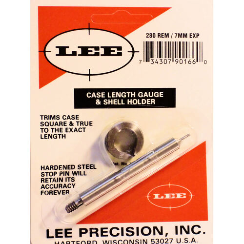 Lee Case Length Gauge & Holder 7mm Exp/280 Rem 90166